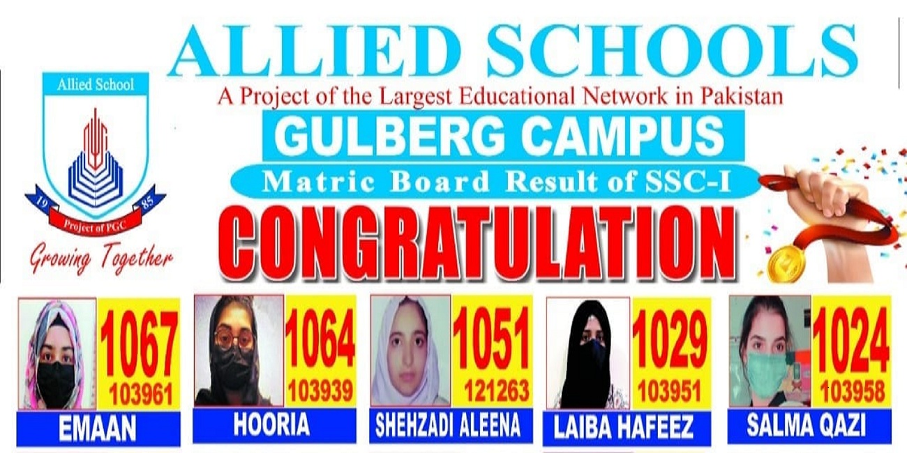 Allied school students excel in SSC results Education