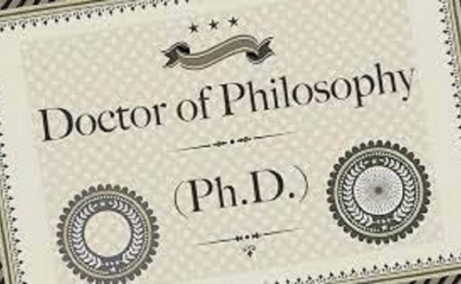 phd degree